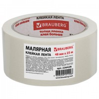 Лента малярная 48мм*25м BRAUBERG