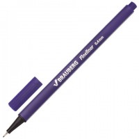 Ручка капиляр BRAUBERG Aero фиолетовая трехгран корпус0,4мм