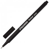 Ручка капиляр BRAUBERG Aero черная трехгран корпус0,4мм