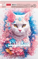 Альбом 24л спираль Spring cat