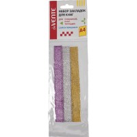 Закладка - ляссе самокл для формата А4 (3 широкие ленты)deVente Shine