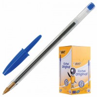 Ручка шар,Bic CRISTAL синяя 1мм