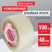 Скотч 48*100м прозрачная 45 мкм Brauberg